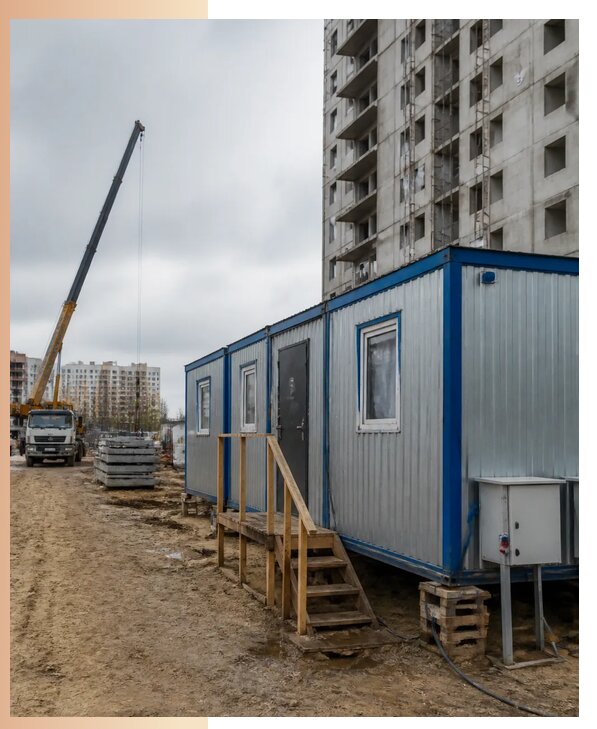 Аренда строительных вагончиков для рабочих в Бугуруслане